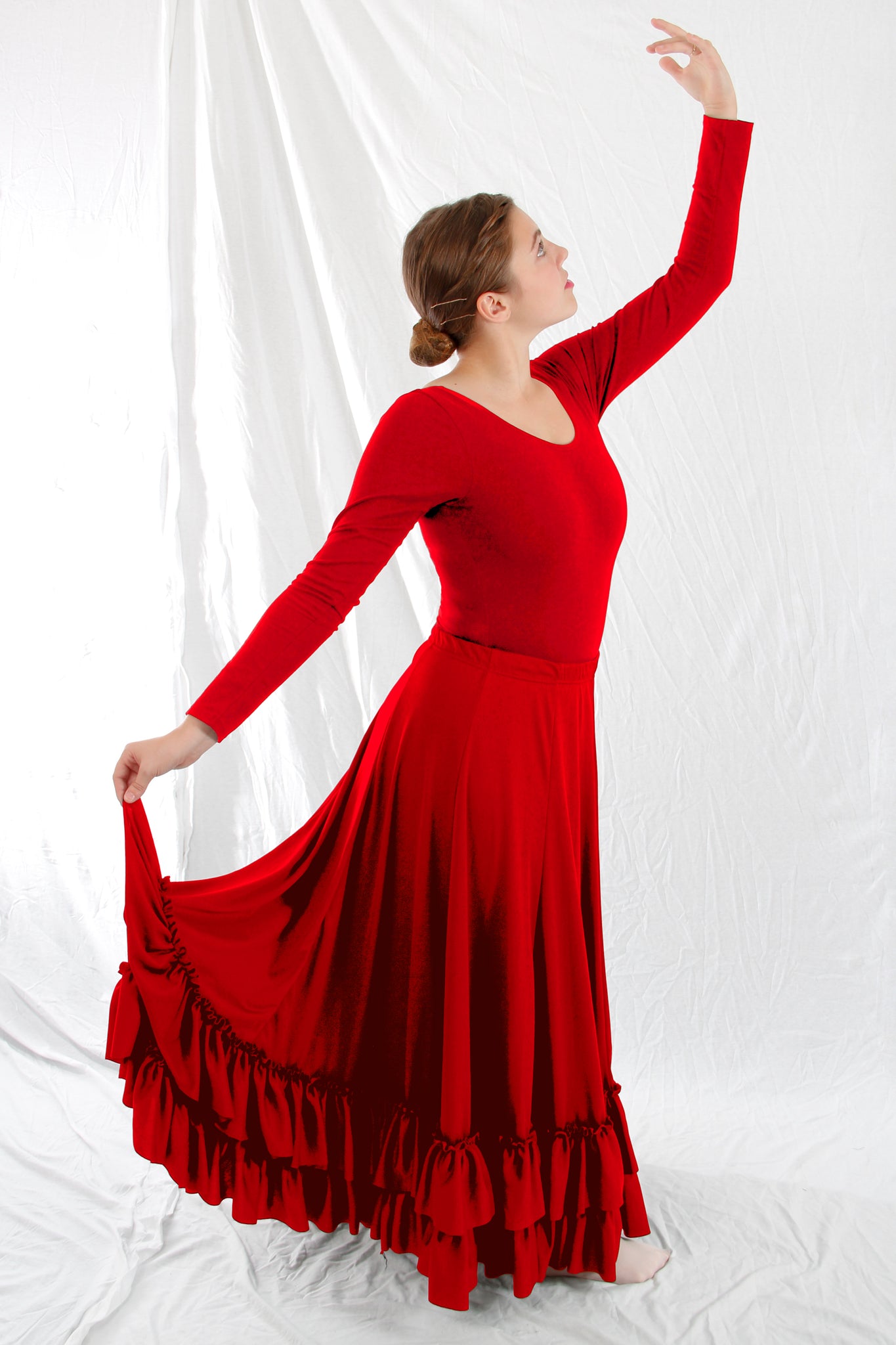 Red Flamenco Skirt